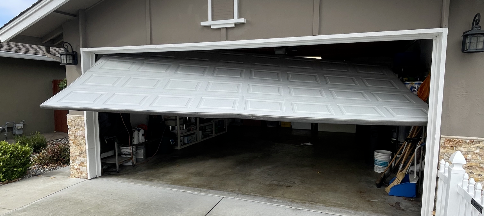 Emergency Garage Door Repair After a Vehicle Impact